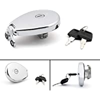 Artudatech Moto Tapón del Depósito de Combustible- Tapa del Tanque de Combustible Cerradura con Llaves Fuel Tank Cap…